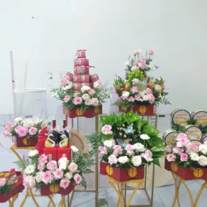 6 Mâm quả hiện đại tone hồng