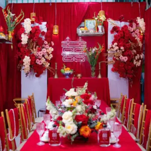 GIA TIÊN TONE ĐỎ ĐÔ